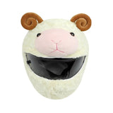 White Sheep Cartoon Motorcycle Helmet Cover is brought to you by KingsMotorcycleFairings.com