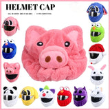 Pink Pig Cartoon Motorcycle Helmet Cover is brought to you by KingsMotorcycleFairings.com