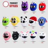Fuzzy Cartoon Motorcycle Helmet Cover is brought to you by KingsMotorcycleFairings.com