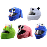 Fuzzy Cartoon Motorcycle Helmet Cover is brought to you by KingsMotorcycleFairings.com