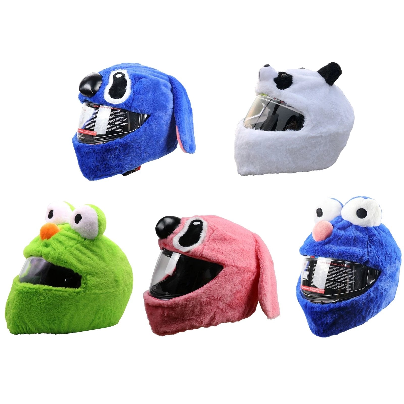 crazy motorcycle helmet accessories Altsuceser Cover, Bunny/Panda/Ox/Pink Pig Helmet Cover for Motorcycle Helmet, Funny Helmet Decoration, Fun Riding Gear and Gifts Rabbit : Automotive remove or swap your banana whenever you like funny motorcycle accessories sold on