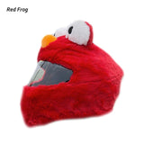 Red Elmo Frog Cartoon Motorcycle Helmet Cover is brought to you by KingsMotorcycleFairings.com