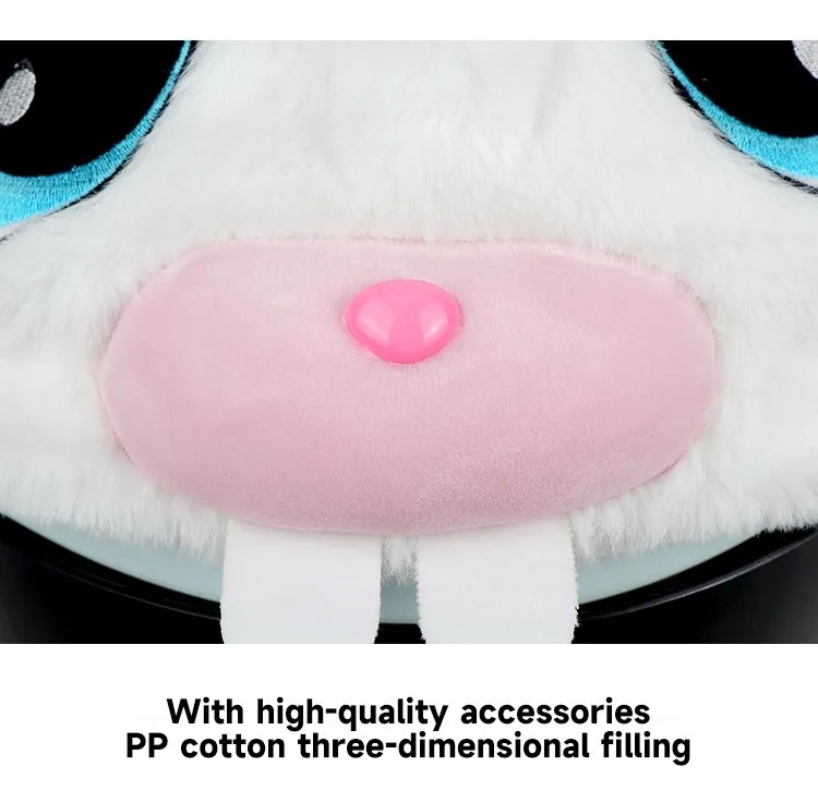 White & Pink Rabbit Cartoon Motorcycle Helmet Cover is brought to you by KingsMotorcycleFairings.com