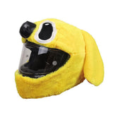 Yellow Dog Cartoon Motorcycle Helmet Cover is brought to you by KingsMotorcycleFairings.com