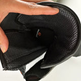 Speed Motorcycle Boots in Red, Black & White Leather at KingsMotorcycleFairings.com