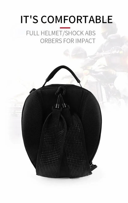 Motorcycle Helmet Backpack & Waterproof Backseat Travel Bag - KingsMotorcycleFairings.com