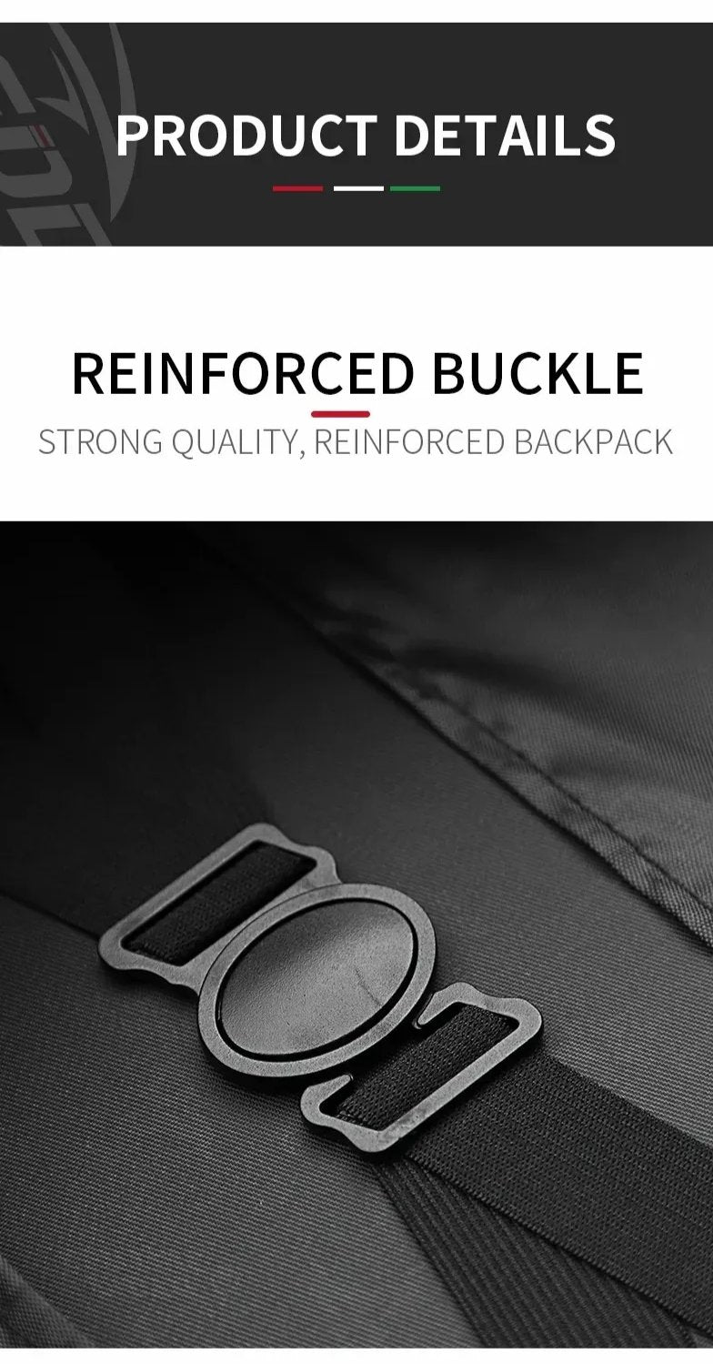 Motorcycle Helmet Backpack & Waterproof Backseat Travel Bag - KingsMotorcycleFairings.com