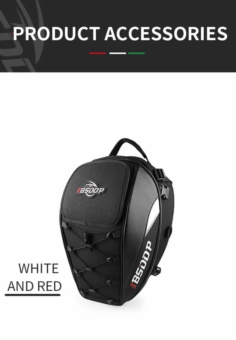 Motorcycle Helmet Backpack & Waterproof Backseat Travel Bag - KingsMotorcycleFairings.com
