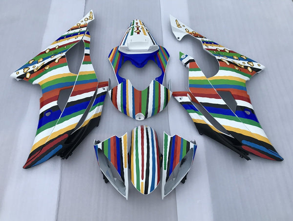 Yamaha YZF-R6 (2008-2016) Rainbow Stripe Fairings