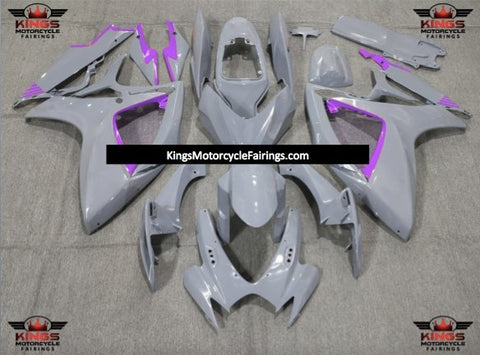 Suzuki GSXR750 (2006-2007) Nardo Gray & Purple Trim Fairings