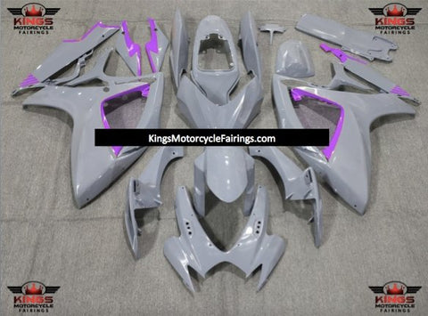 Suzuki GSXR750 (2006-2007) Nardo Gray & Purple Trim Fairings