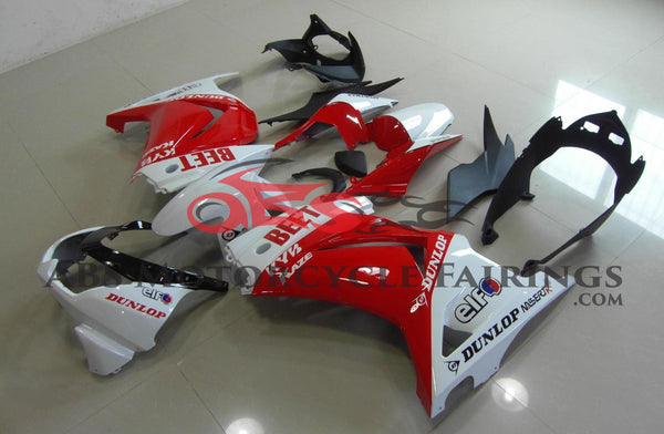 Kawasaki Ninja 250R (2008-2013) Red & White BEET Fairings