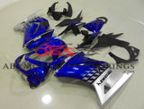 Kawasaki Ninja 250R (2008-2013) Blue, Black & Silver Fairings