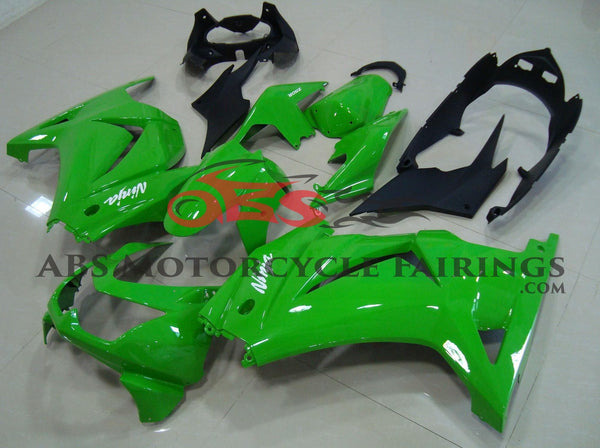 Green Fairing Kit for a 2008, 2009, 2010, 2011, 2012, & 2013 Kawasaki Ninja 250R motorcycle