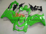 Kawasaki Ninja 250R (2008-2013) Neon Green Fairings