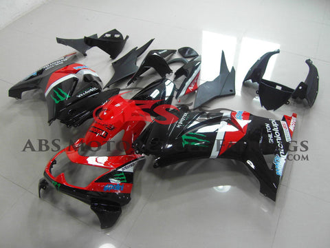 Monster Polini Red & Black 2008-2012 Kawasaki NINJA 250