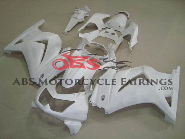 thumbnail image 2 of ABS Fairing Kit For Kawasaki Ninja 250R (2008-2012) – 16pc Unpainted Raw White 2 of 5