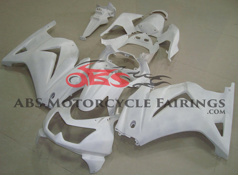 Unpainted Fairing Kit for a 2008, 2009, 2010, 2011, 2012, & 2013 Kawasaki Ninja 250R motorcycle