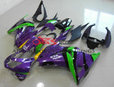 Purple EVA Fairing Kit for a 2008, 2009, 2010, 2011, 2012, & 2013 Kawasaki Ninja 250R motorcycle