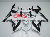 Fairing kit for a Kawasaki Ninja 300 (2013-2017) Black & White