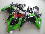 Kawasaki Ninja 300 (2013-2017) Green & Black Fairings