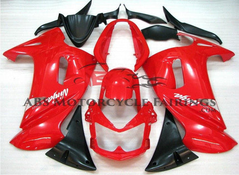 Fairing Kit for a Kawasaki Ninja 650R (2006-2008) Red & Black