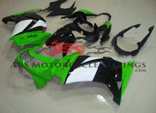 Kawasaki Ninja 250R (2008-2013) Green, White & Black Fairings
