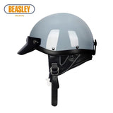 Nardo Gray Retro Open Face 3/4 Beasley Motorcycle Helmet is brought to you by KingsMotorcycleFairings.com