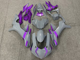 Nardo Gray and Purple Fairing Kit for a 2015, 2016, 2017, 2018 & 2019 Yamaha YZF-R1 motorcycle