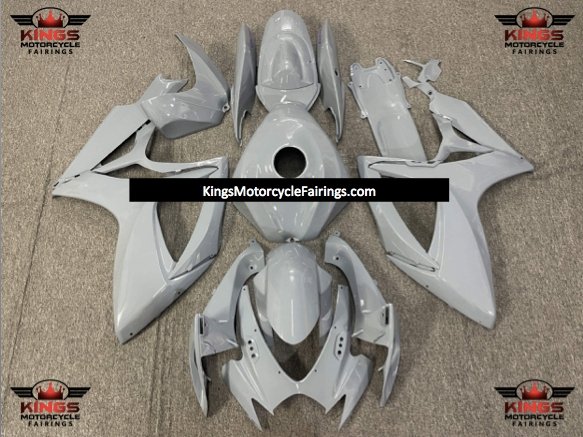 Nardo Gray Fairing Kit for a 2006 & 2007 Suzuki GSX-R600 motorcycle