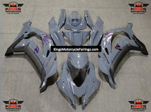 Fairing Kit for a Kawasaki Ninja ZX10R (2016-2020) Nardo Gray, Purple & Matte Black