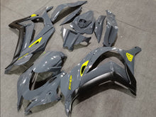 Fairing Kit for a Kawasaki Ninja ZX10R (2016-2020) Nardo Gray, Yellow & Matte Black