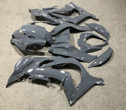 Fairing Kit for a Kawasaki Ninja ZX10R (2016-2020) Nardo Gray & Black