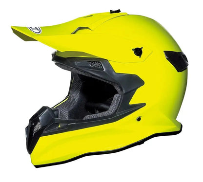 Neon Yellow Dirt Bike Motorcycle Helmet