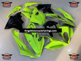 Neon Yellow and Black HP Fairing Kit for a 2009, 2010, 2011, 2012, 2013 and 2014 BMW S1000RR motorcycle