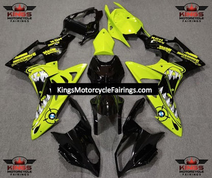 BMW S1000RR (2009-2014) Neon Yellow & Black Shark Fairings