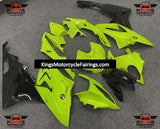 Neon Yellow and Black Fairing Kit for a 2017 and 2018 BMW S1000RR motorcycle