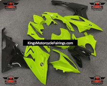 Neon Yellow and Black Fairing Kit for a 2009, 2010, 2011, 2012, 2013 and 2014 BMW S1000RR motorcycle