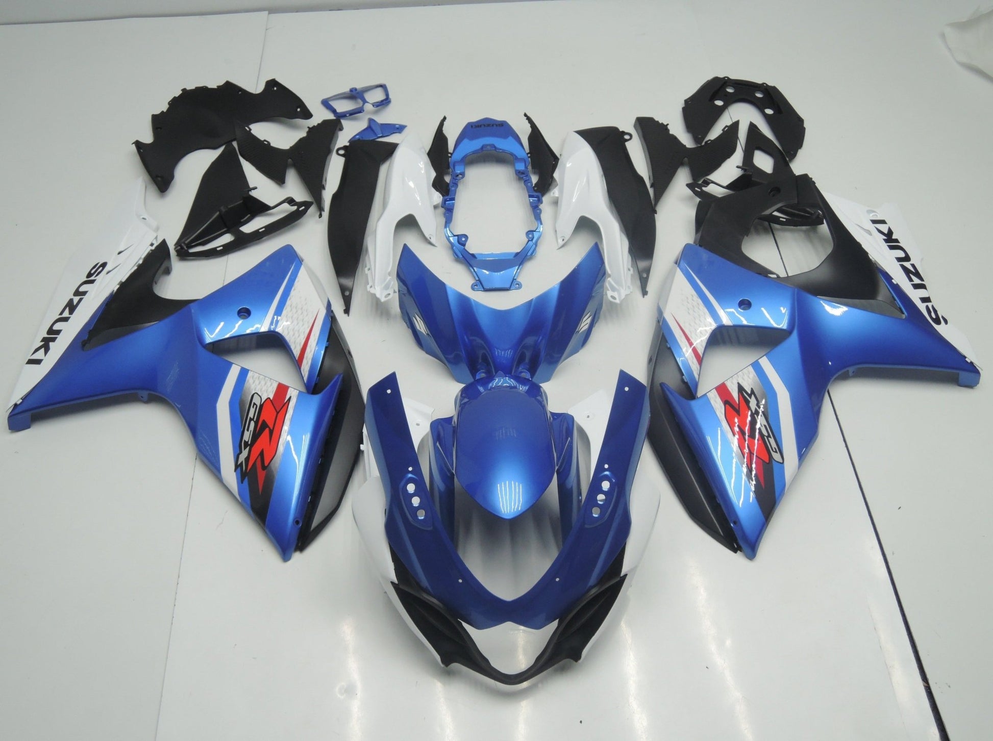 Suzuki GSXR1000 (2009-2016) Blue, White, Red, Black & Silver Fairings