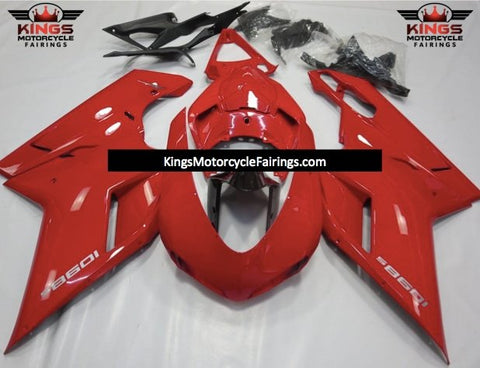 Ducati 848 (2007-2014) Red, Black & Silver Fairings