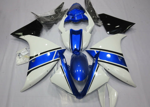 Yamaha YZF-R1 (2009-2011) White, Blue & Black Fairings