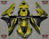 Olive Green and Black Fairing Kit for a 2007 and 2008 Honda CBR600RR motorcycle