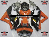 Orange and Black Fade Fairing Kit for a 2013, 2014, 2015, 2016, 2017, 2018, 2019, 2020 & 2021 Honda CBR600RR motorcycle