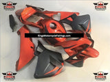 Orange and Matte Black Fairing Kit for a 2003 and 2004 Honda CBR600RR motorcycle