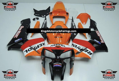  Orange Repsol OneHEART SatuHATI Fairing Kit for a 2005 and 2006 Honda CBR600RR motorcycle