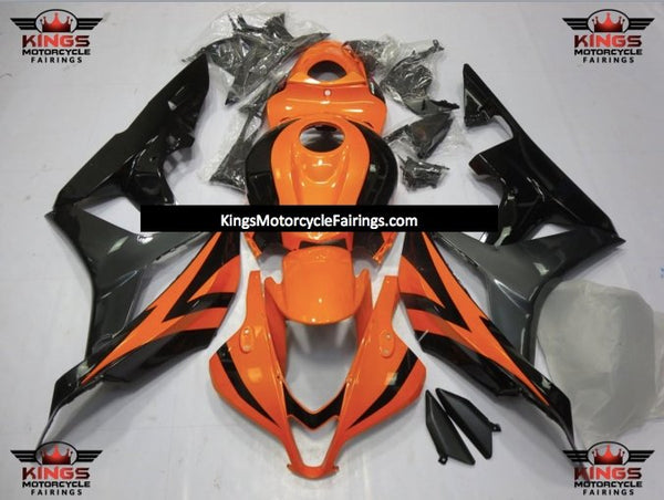 Honda CBR600RR (2007-2008) Orange, Black & Gray Fairings