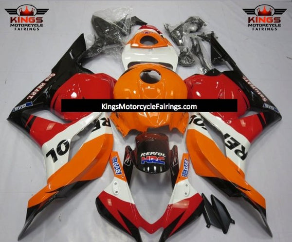 Honda CBR600RR (2009-2012)  Orange, Red, White & Black Repsol Fairings