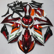 Yamaha YZF-R3 (2015-2018) Candy Red, White, Orange, Black & Green Fairings