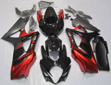 Orange, Black and Silver Fairing Kit for a 2007 & 2008 Suzuki GSX-R1000 motorcycle