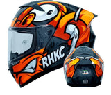Orange, Gray, Black & White Animal  at KingsMotorcycleFairings.com